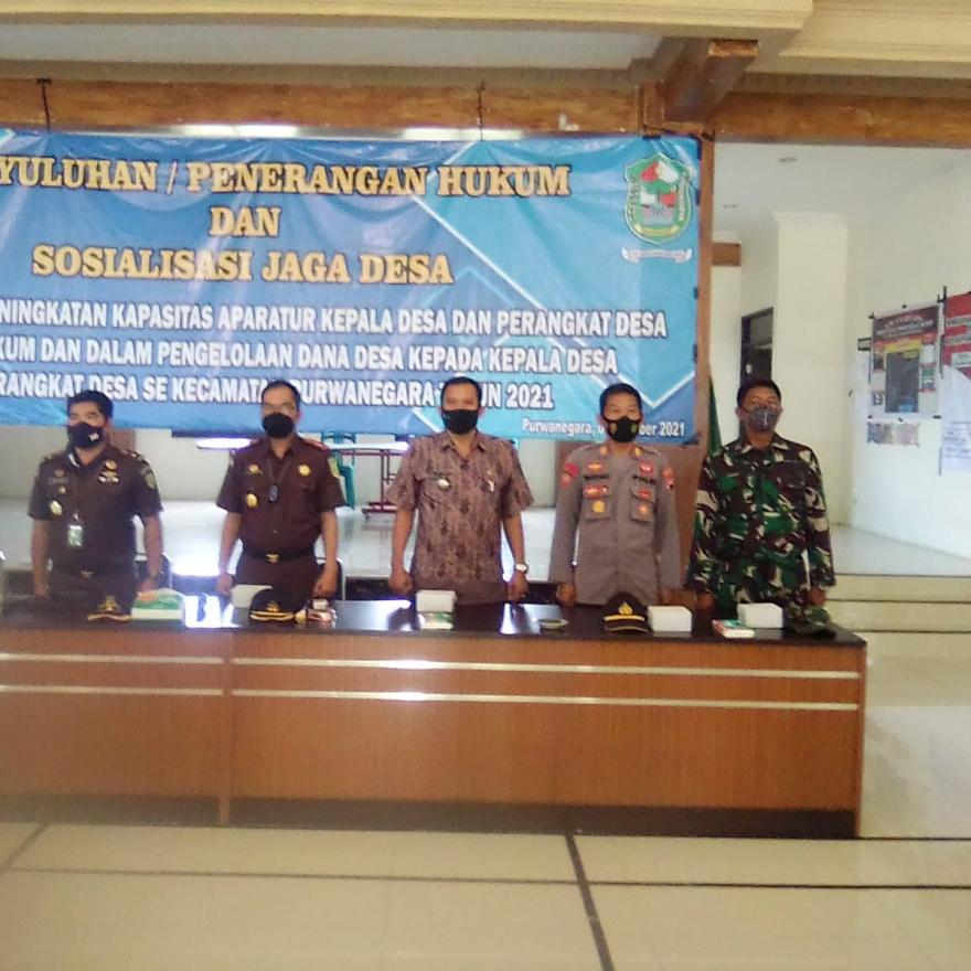 PENYULUHAN/PENERANGAN HUKUM  DAN SOSIALISASI JAGA DESA